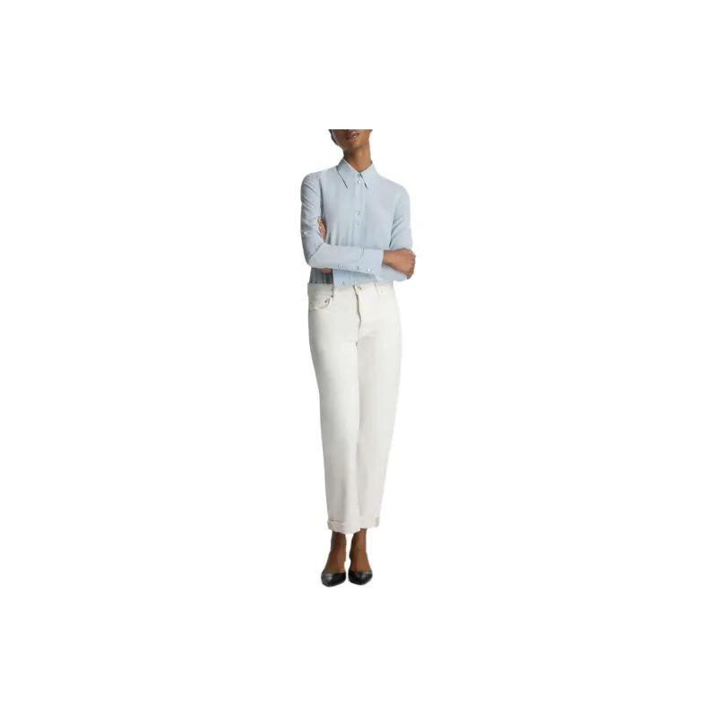 St. John Long-sleeve Silk Shirt-1