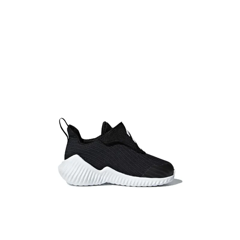 Adidas Fortarun Ac I Anti Slip Wear Resistant Low Top Toddler Shoes Black White Infant And Toddler-1