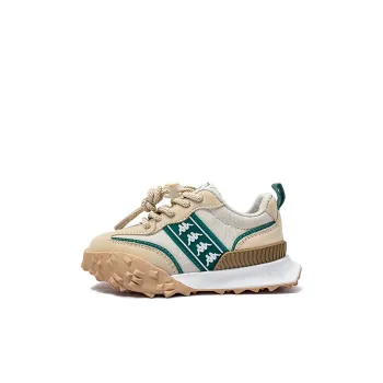 Kappa Cushioning Anti Slip And Wear Resistant Sports Casual Shoes Ivory Kids'