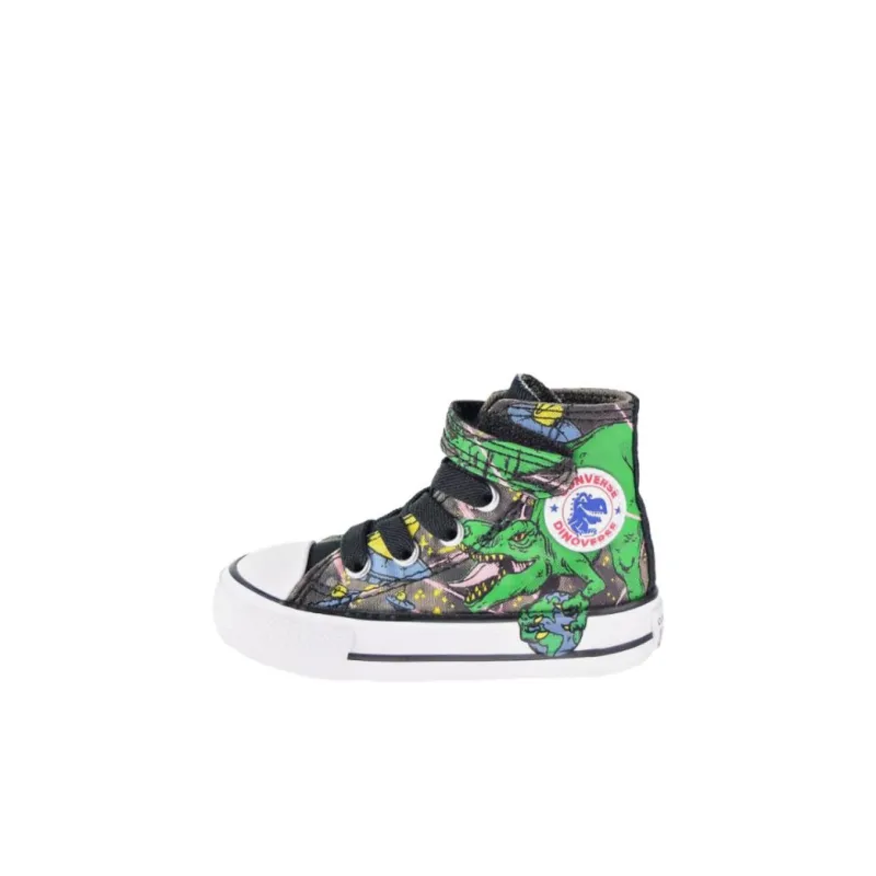 Converse Chuck Taylor All Star Interstellar Dinos Hook And Loop High-Top Casual Canvas Shoes Taupe Infant And Toddler-0