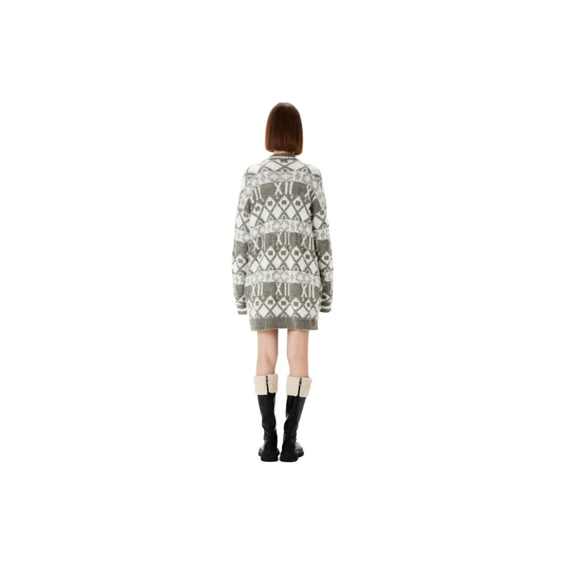 XII BASKET Sweater Women's Gray-1