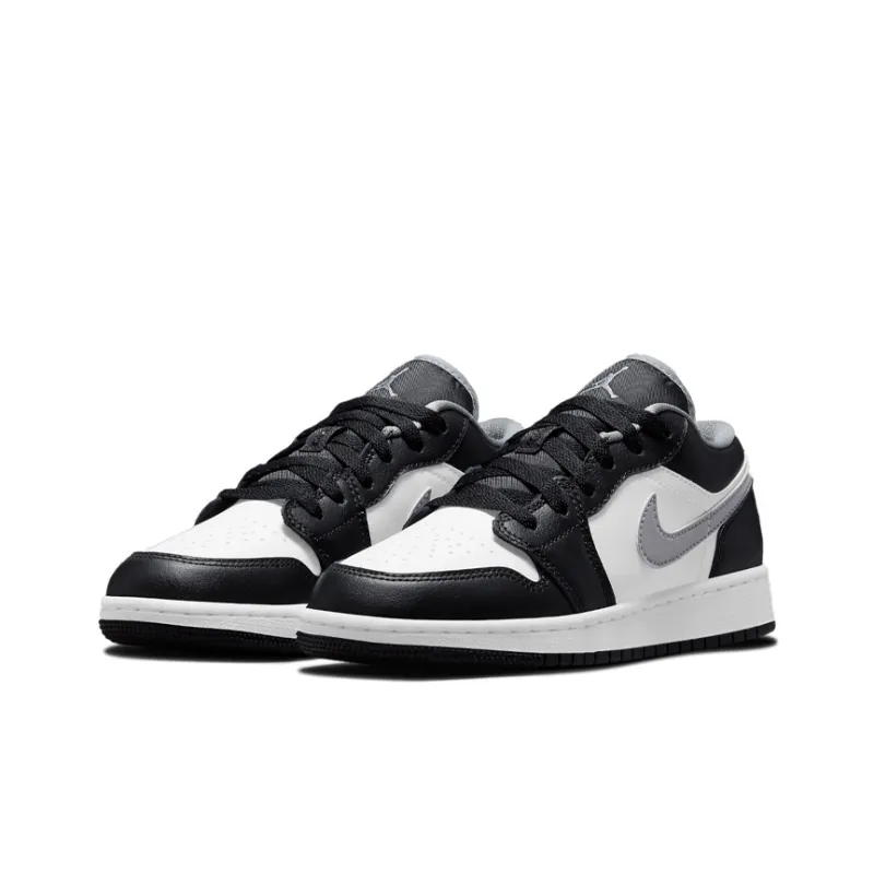 Jordan Kids Air Jordan 1 Low 'Black/Grey/White' Sneakers-2