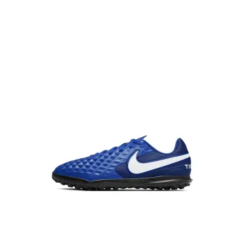 Nike JR LEGEND 8 Club TF Anti Slip Wear Resistant Low Top Kids' Soccer Shoes Blue Kids'