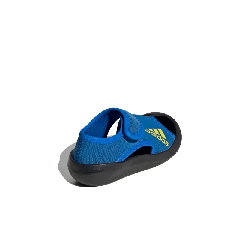 Adidas Slip Resistant, Abrasion Resistant, Breathable Low Top Sandal Blue Infant And Toddler-3