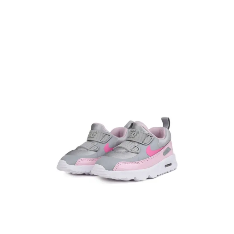 Nike Air Max Tiny 90 Shock Absorbers Low Top Toddler Shoes Wolf Gray Pink Infant And Toddler-2