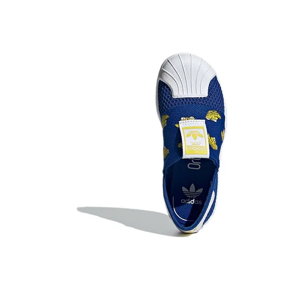 Adidas Originals SUPERSTAR 360 Smr 360 C Abrasion Resistant Low Top Skateboard Shoes Blue Children Aged 3 7 Years Old-4