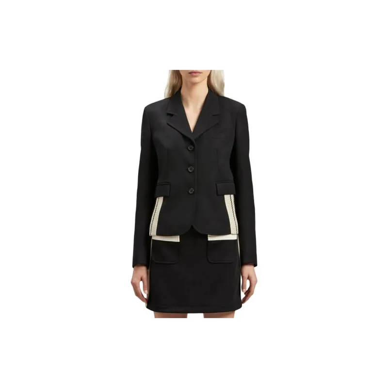 PALM ANGELS Stripe Detailed Fitted Blazer-2