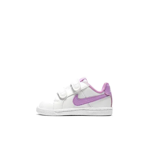 Nike Court Royale Slip Resistant Cushioning Abrasion Resistant Low Top Toddler Shoes White Purple Infant And Toddler