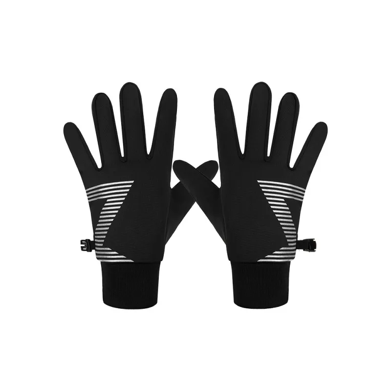 TANLU Riding Equipment Cycling Glove Outdoor Sports Unisex Polyester Elastane Black-0