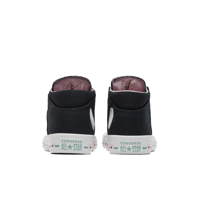 Converse Chuck Taylor All Star Madison Mid Top Kids Canvas Shoes Black Children Aged 3 7 Years Old-4