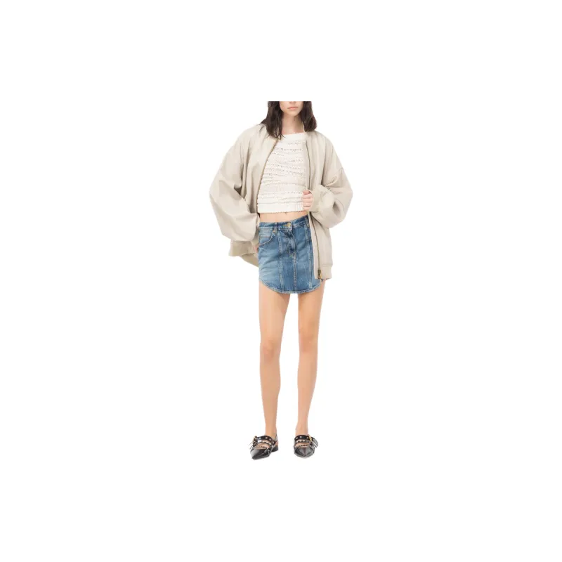 PINKO Zipped Bomber Jacket-2