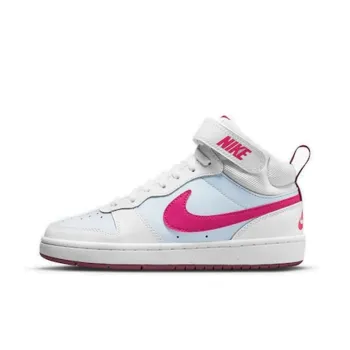 Nike Court Borough Mid 2 'White Sangria Pink Prime' GS