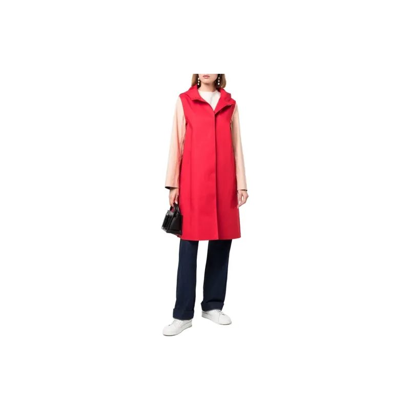 Mackintosh Trench Coats Women's Red-1