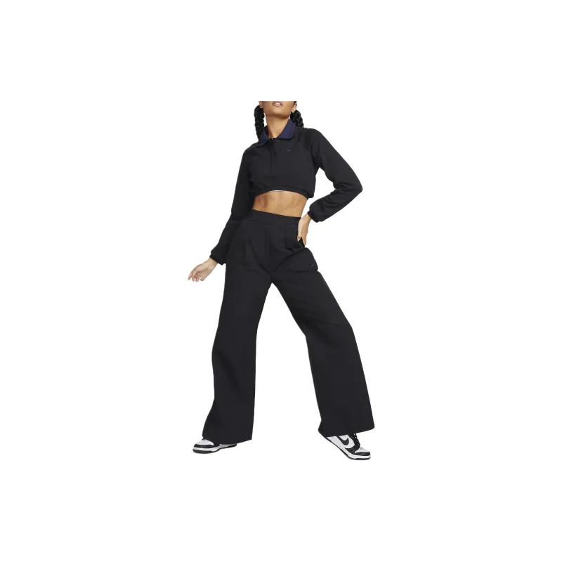 Nike Sportswear Collection Women's Cropped Long-Sleeve Polo-2