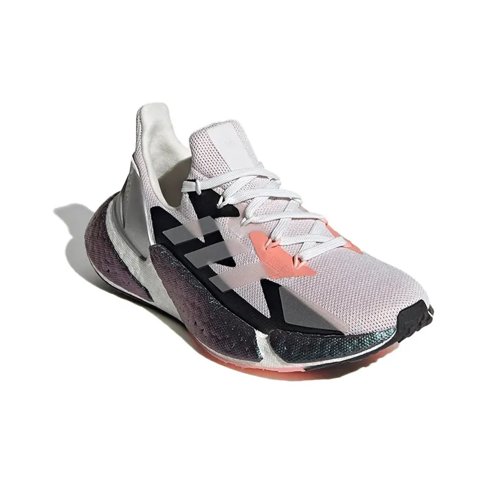 Adidas X9000l4 Running J Wear Resistant Low Top Kids' Running Shoes Pink White Teenagers-2
