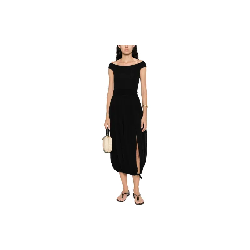 PHILOSOPHY DI LORENZO SERAFINI Pleated Puffball Midi Skirt-1