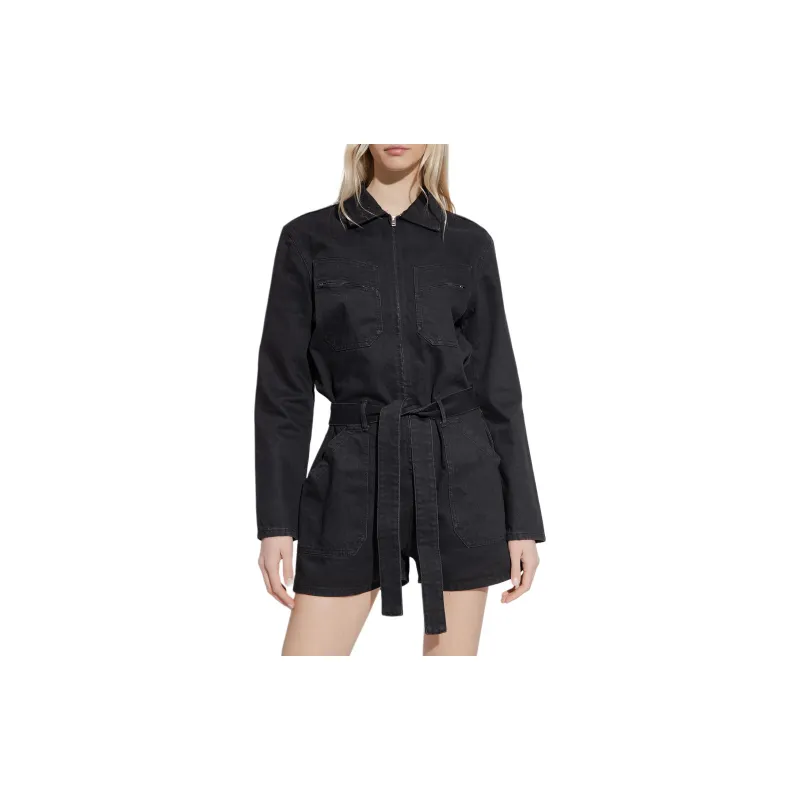 IRO NIGHT Denim Shorts Women's Black-1