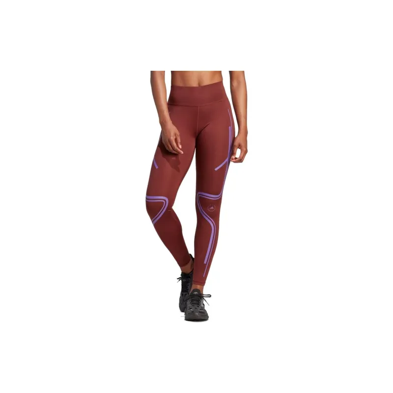 Stella Mccartney X Adidas X Stella McCartney Co titled Series Sports Pants Women's Dark Red-4
