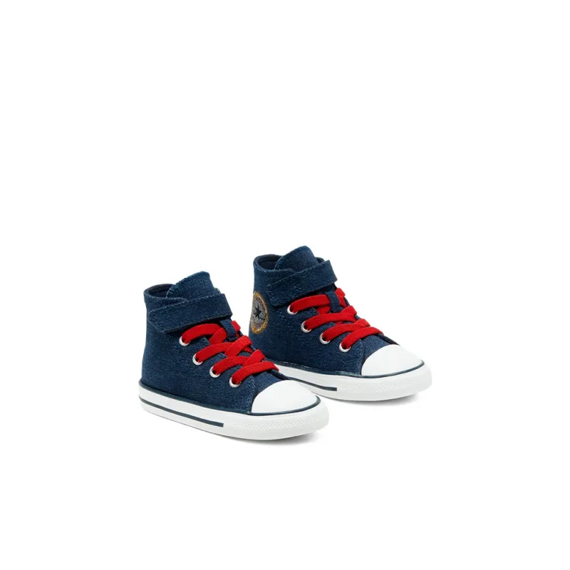 Converse All Star Series Chuck Taylor Durable Warm Toddler Shoes Obsidian Blue Infant And Toddler-2