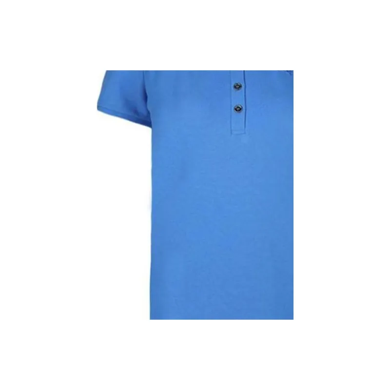 Burberry Polo Shirt Women's Hydrangea Blue-2