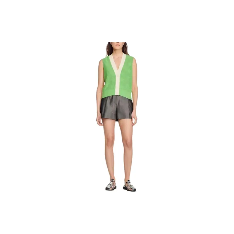 Sandro Jackets Coats Women's Green-4