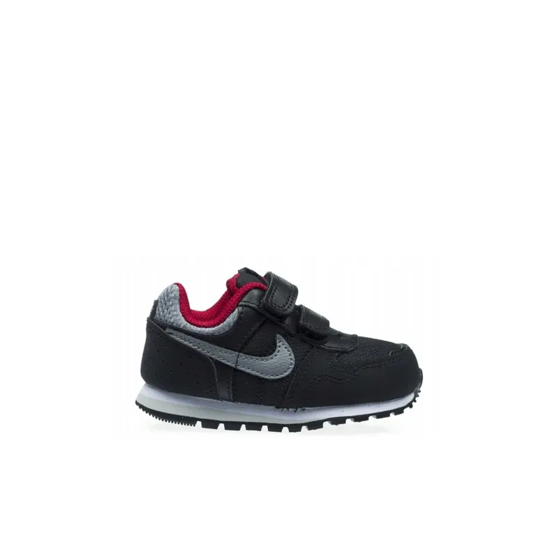 Nike MD Runner 2 Low Top Toddler Shoes Black Gray Infant And Toddler-1