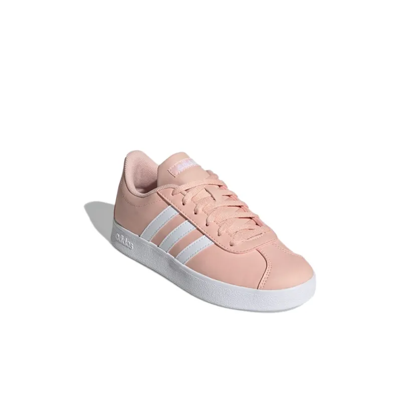 Adidas Neo VL Court 2.0 Abrasion Resistant Low Top Kids' Skateboarding Shoes Pink Kids'-2
