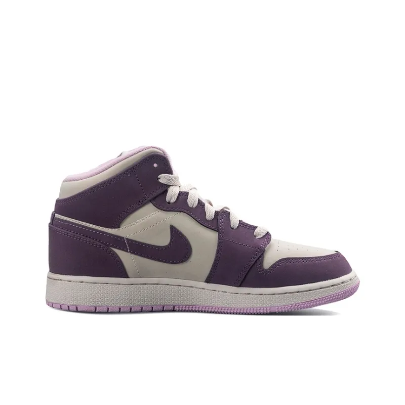 Jordan 1 Retro Mid GS Pro Purple-1