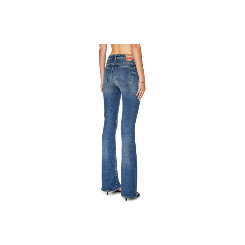 DIESEL 1969 D-Ebbey Low-Rise Flared Skinny Jeans-3