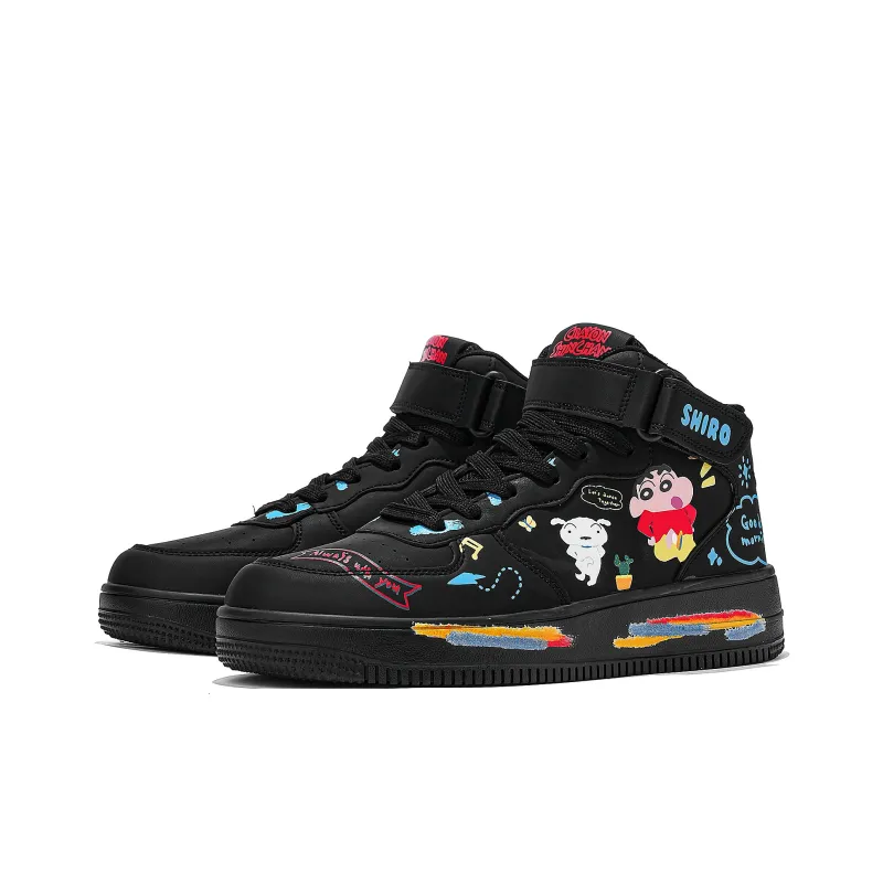Crayon Shinchan High-Top Skateboard Shoes Unisex Gift Box Set-9