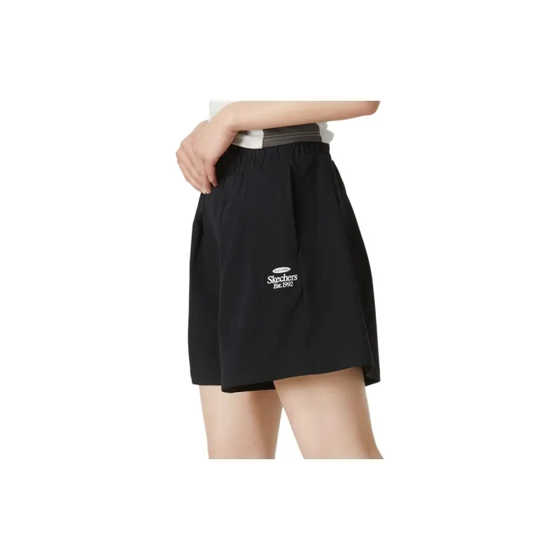 Skechers Casual Shorts Women's Black-2