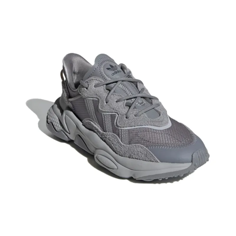 Adidas Originals J Cushioning, Wear Resistant Low Top Kids Lifestyle Shoes Dark Gray Teenagers-2