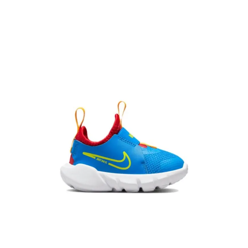 Nike Flex Runner 2 Slip Resistant Cushioning Low Top Running Shoes Blue Red Infant And Toddler-1