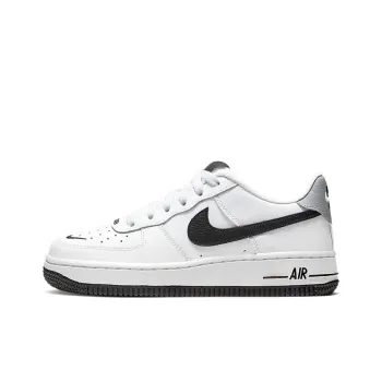 Nike Air Force 1 Low '07 LV8 White Black Mini Swoosh GS