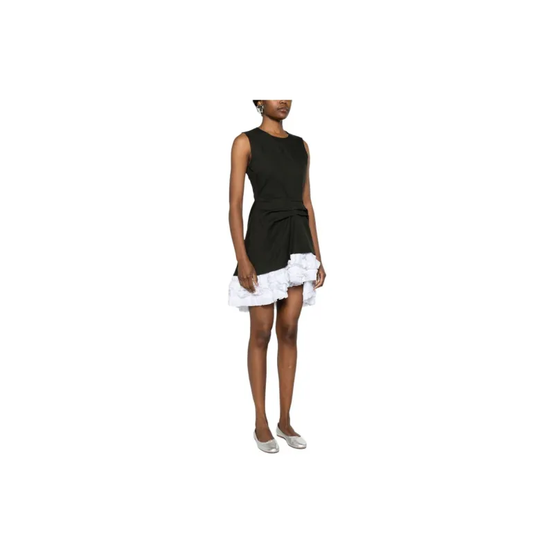 Molly Goddard SS24 Sleeveless Dress Women's Black-4