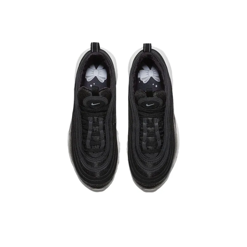 Nike Air Max 97 Slip Resistant Anti Kick Low Top Kids' Running Shoes Black Teenagers-6