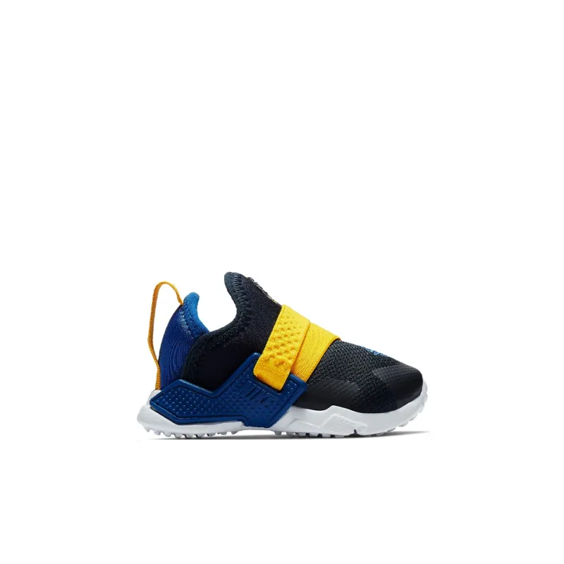 Nike Huarache Extreme Low Top Toddler Shoes Black Blue Yellow Infant And Toddler-1
