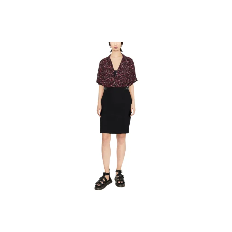 MOSCHINO Buckle Fastened Pencil Skirt-1
