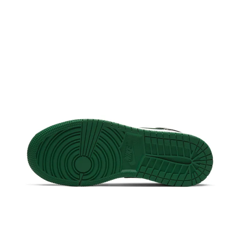 Jordan 1 Mid Green Toe GS-5