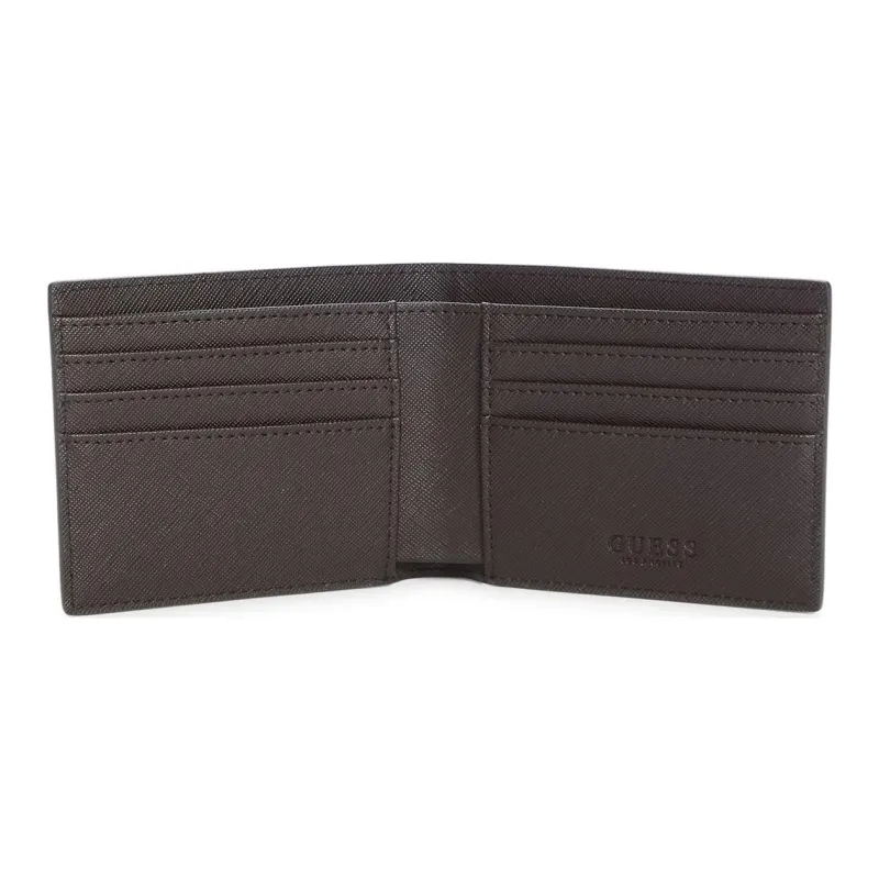 GUESS Artificial Leather Wallet Regular Men's Brown-2