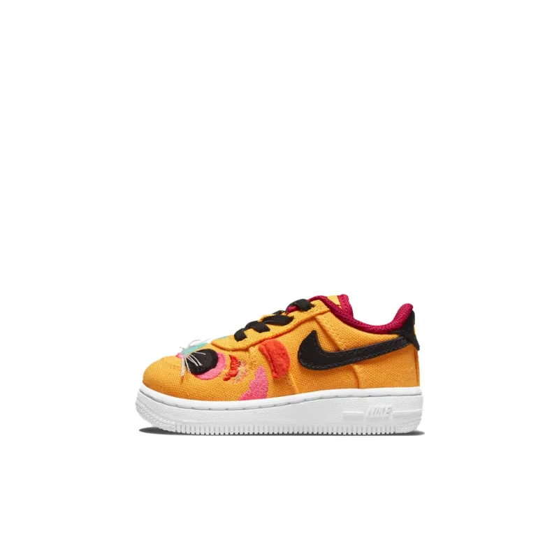 Nike Air Force 1 LV8 'The Year Of Tiger' Low Top Toddler Shoes Yellow Baby-0