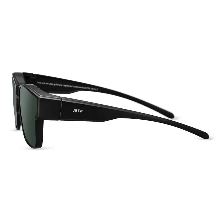 Jeep TR/Memory Plastic Square Sunglasses Unisex-2