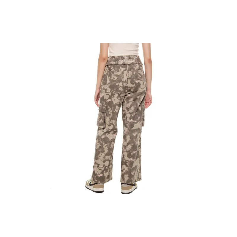 ANDREA MARTIN Cargo Pants Women's Gray Pink-5