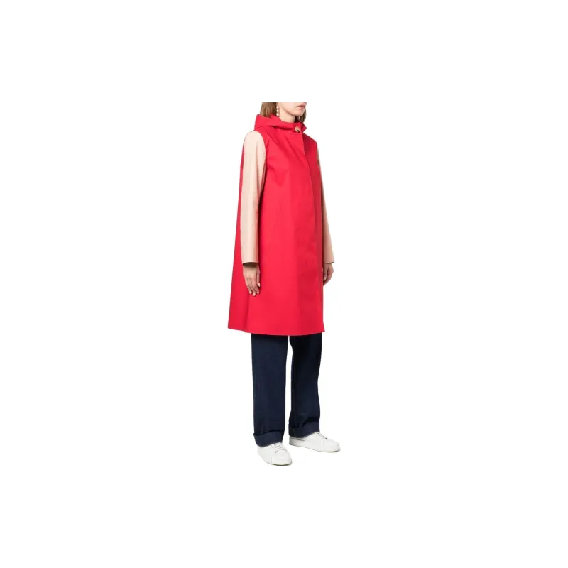 Mackintosh Trench Coats Women's Red-3