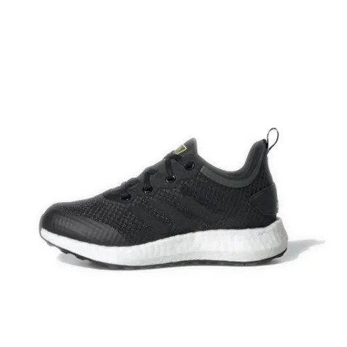 Adidas Lux J Shock Absorbers Low Top Kids' Running Shoes Black White Teenagers