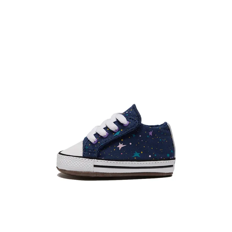 Converse Chuck Taylor All Star Anti-Slip Wear-Resistant Low-Top Canvas Shoes Blue Infant And Toddler-0