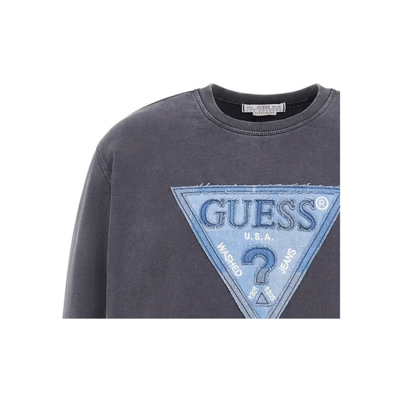 GUESS Sweatshirt Men's Blue Gray-5