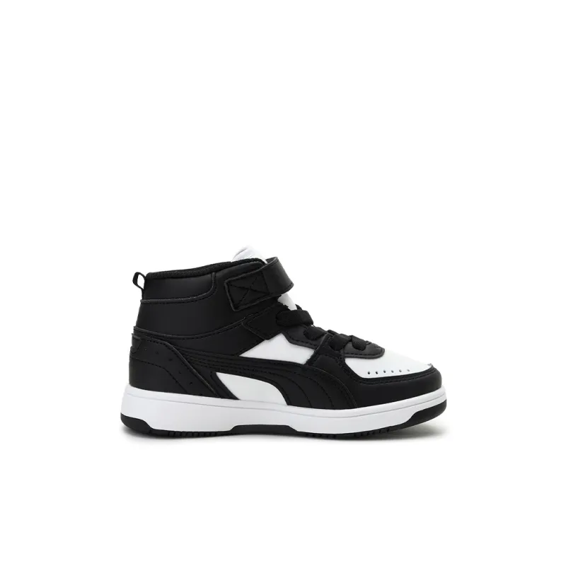 Puma Rebound Joy Little Kid 'Black White'-1