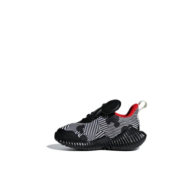 Adidas Fortarun Mickey Ac I Abrasion Resistant Breathable Low Top Toddler Shoes Black White Infant And Toddler-0
