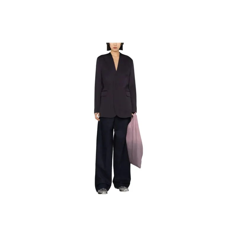 MM6 Maison Margiela Raw edge Single breasted Blazer-1